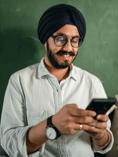 user mobile